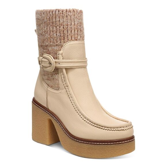 SAM EDELMAN Shoes - NWT SAM EDELMAN Womens Eggshell Ivory Sweater Cuffs Sidney  Booties 7.5 M